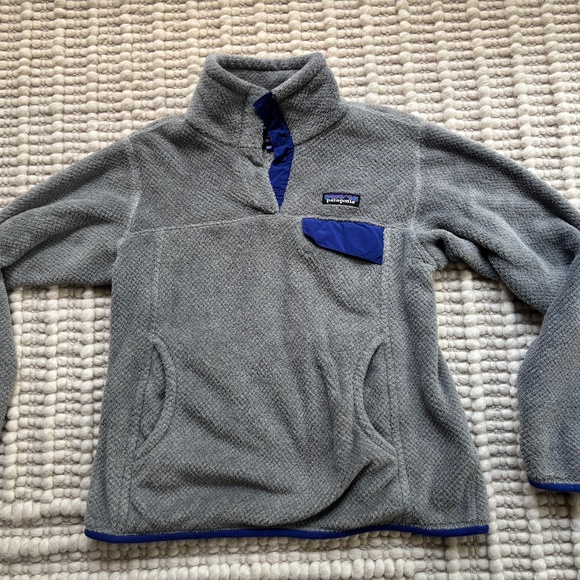 Grey Small Patagonia Fleece Pullover $25 plus shipping - Picture 5 of 5